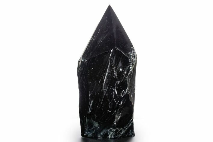 Free-Standing Polished Obsidian Point - Mexico #355034